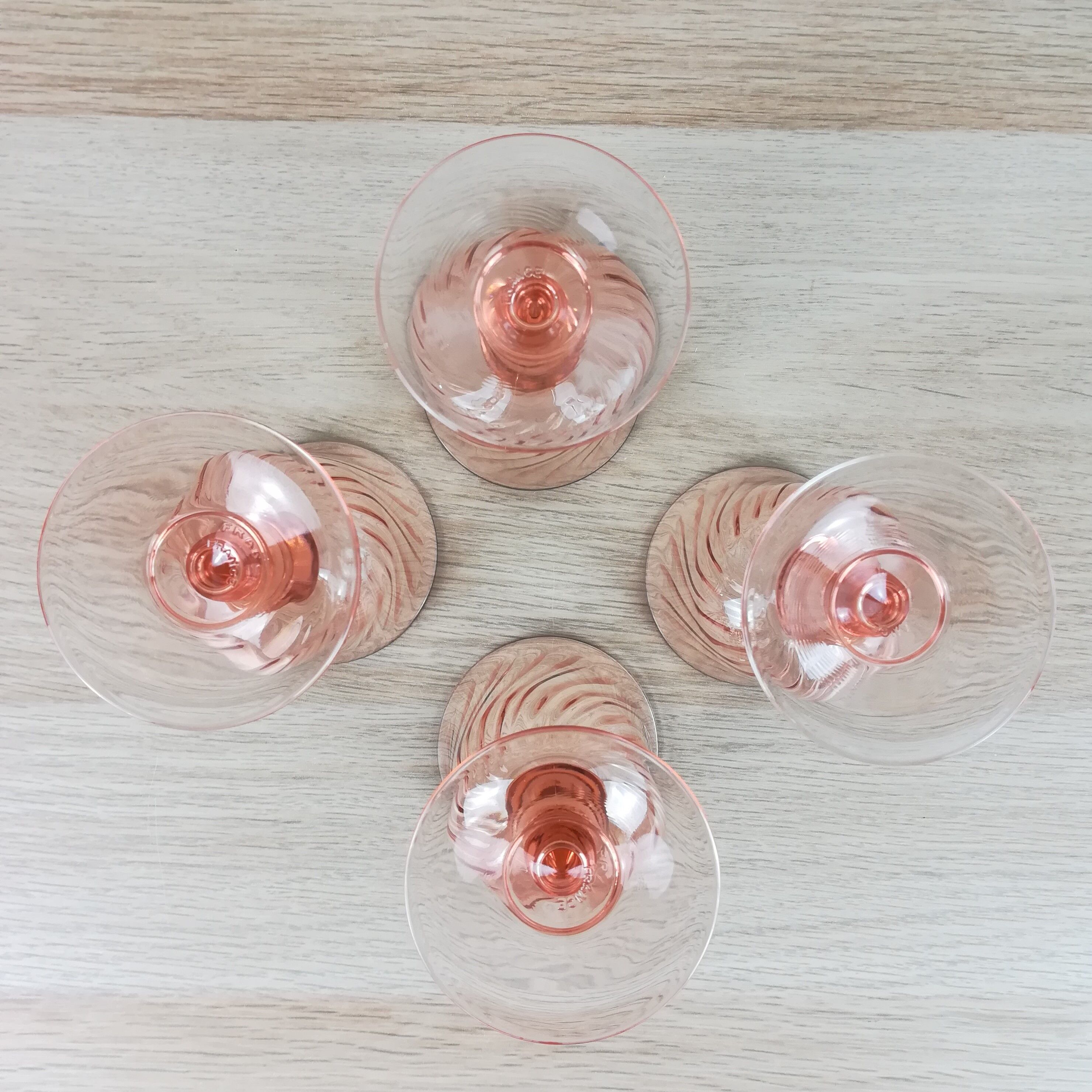 4 Rosaline wine glasses