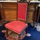 High-backed chaise longue in carved mahogany, 19th century, Napoleon III