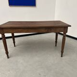 Old walnut bistro table