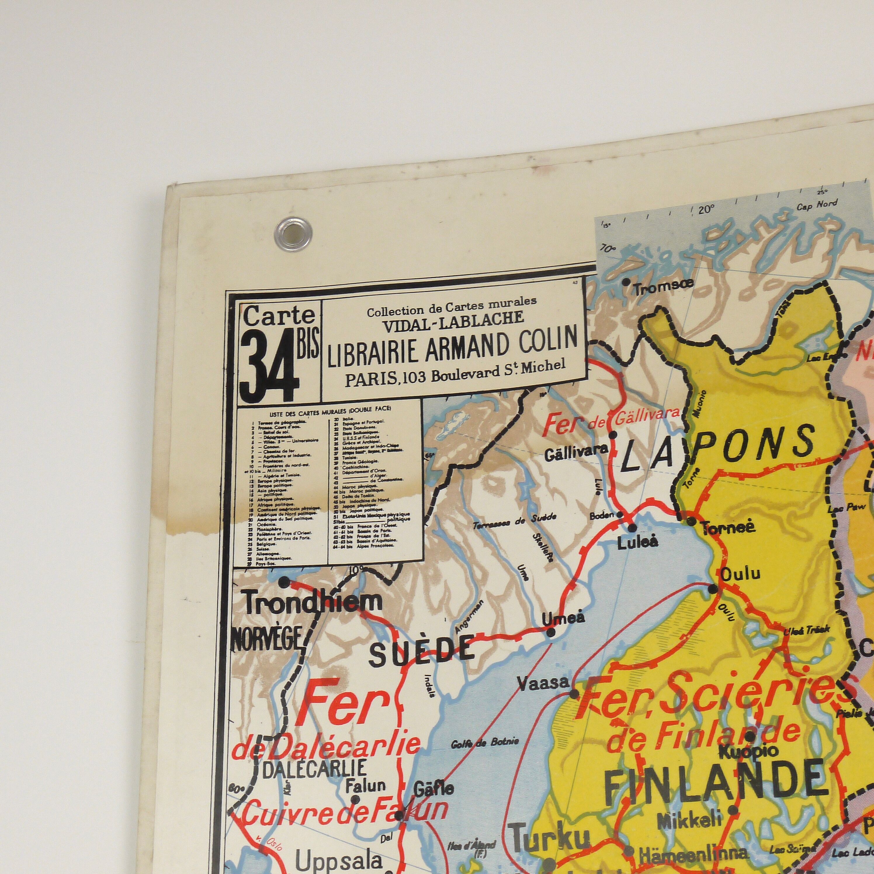 Vidal-Lablache - USSR and Finland map