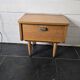 Vintage 60s oak bedside table