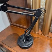 Vintage articulated black lamp