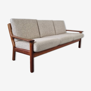 3-seater teak sofa by Juul Kristensen, 60s/70s