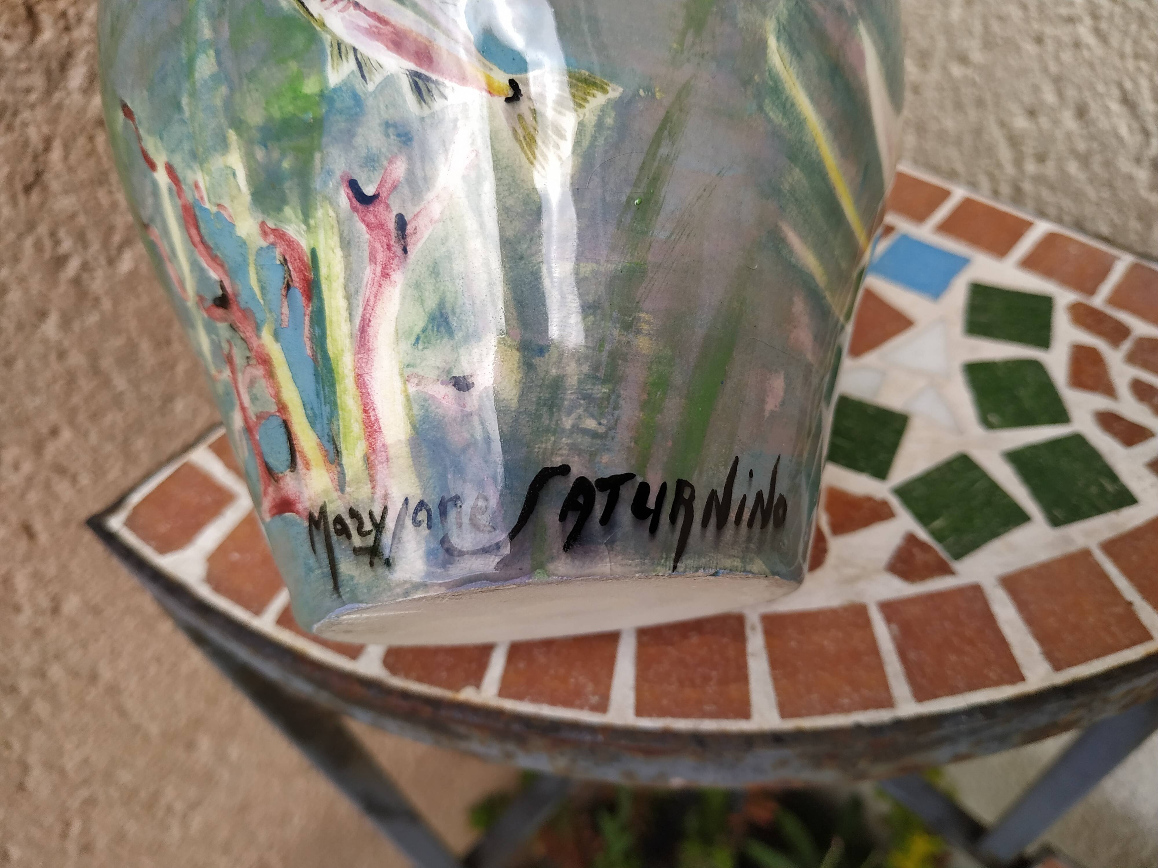 Maryjan Saturnino's small fish vase