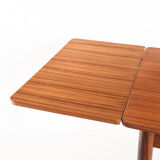 Table en teck avec rallonges de style scandinave - France, 1960