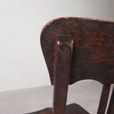Oak desk chair, studio chair, height adjustable, 1930s