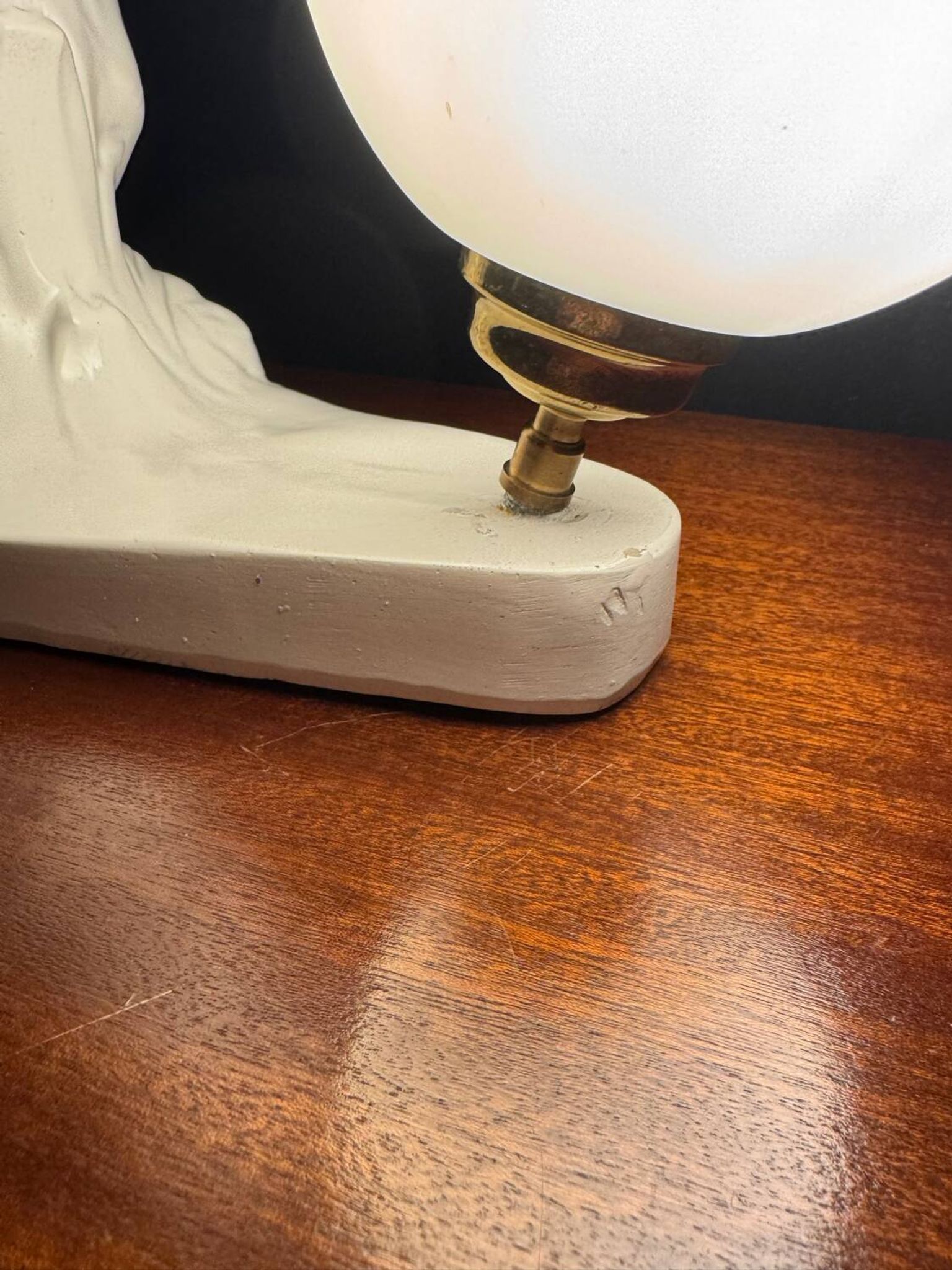 White horse lamp from the 1970s.