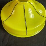 Hanging lamp, Murano yellow, lemon, 1960