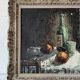 Still life tableau in Expressionist style from the 1960s.