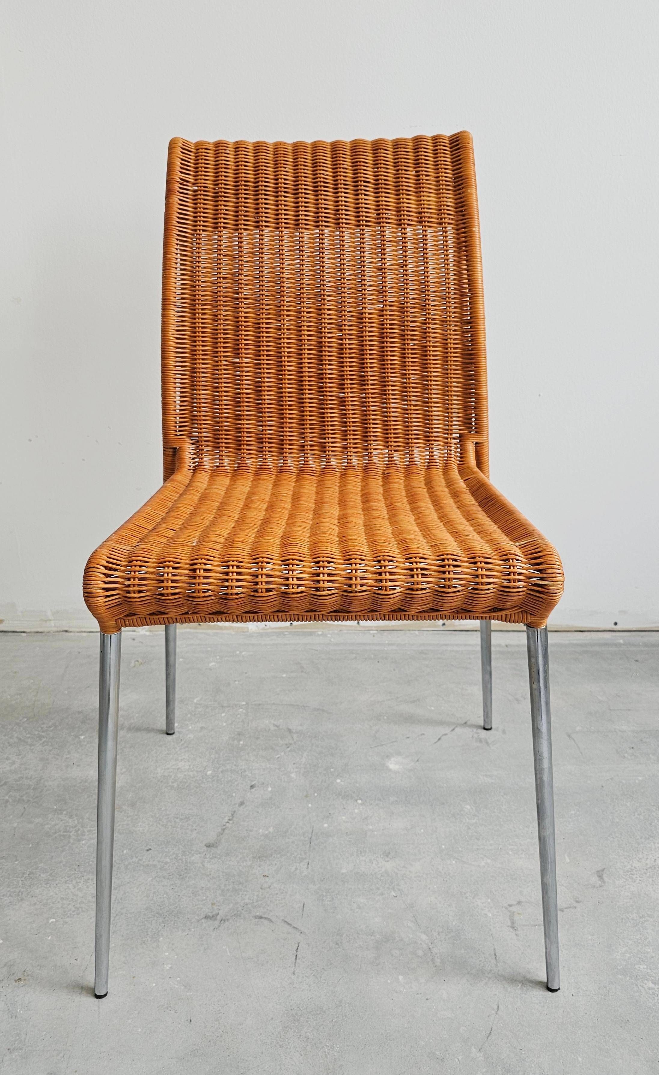 Set of 4 Asola chairs by Giuseppe Vigano for Bonacina, 1993