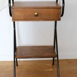 dark bedside table 1960