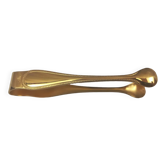 Christofle pearls - sugar tongs 11 cm silver-gold metal perfect condition