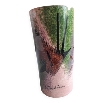 Vintage vase signed Georges Tardieu