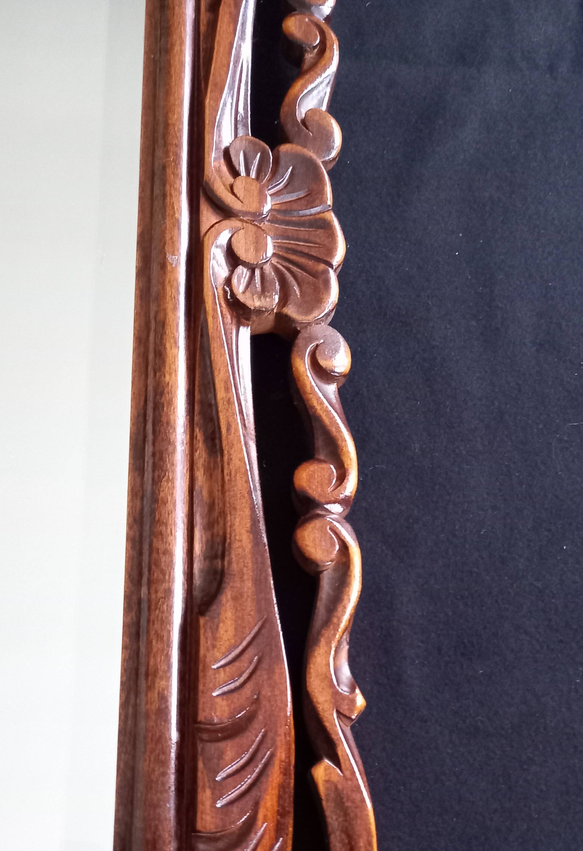 Large carved mirror neobaroque style