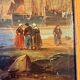 Tableau, Marine sur la côte d’Opale XIX siècle