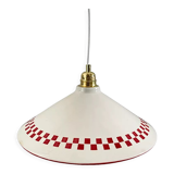 Vintage ceramic pendant lamp