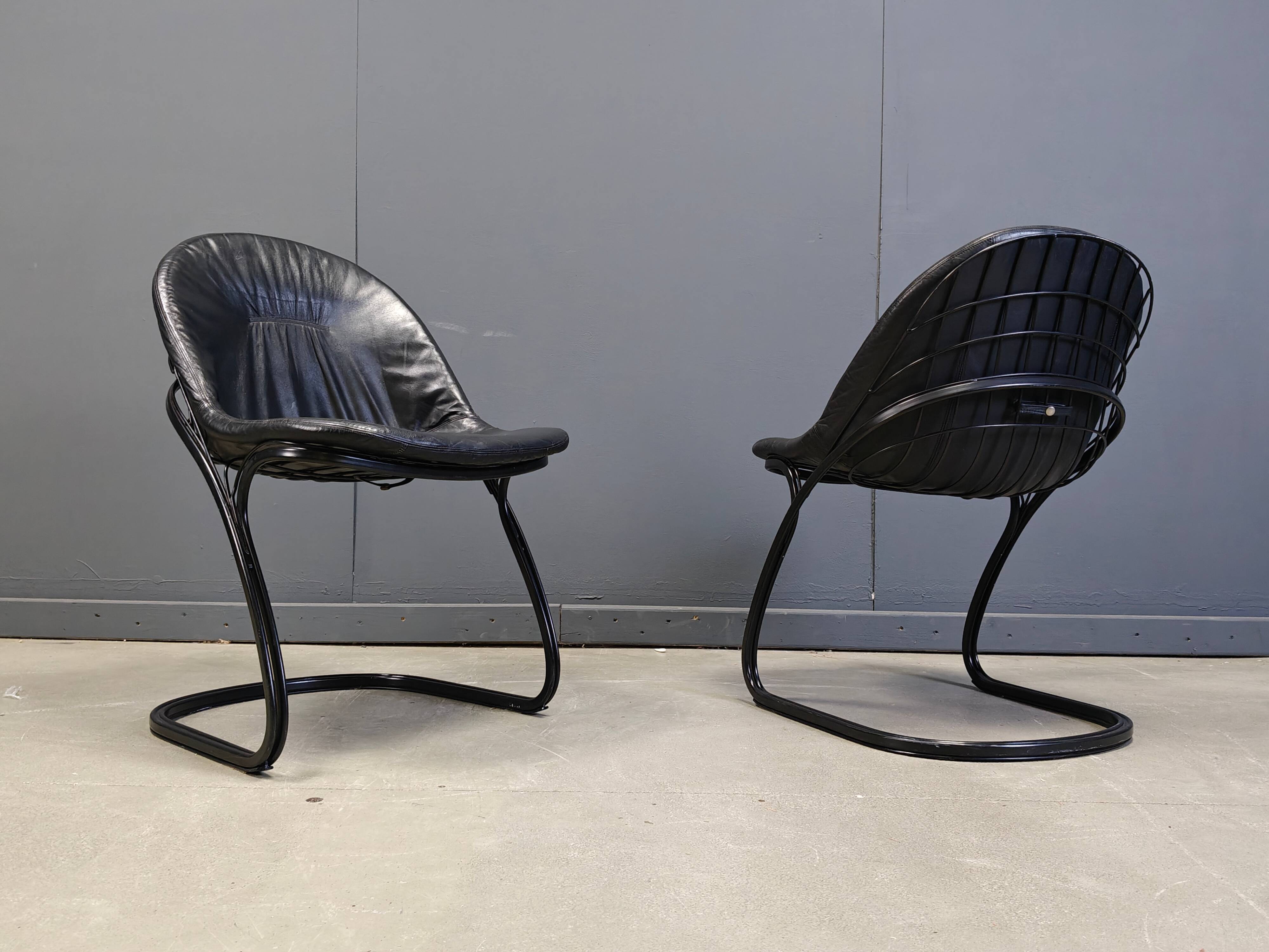 Gastone Rinaldi 'Pascale' dining chairs, 1970s - set of 4