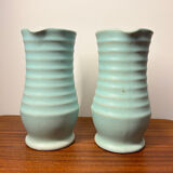 Pair of Langley ceramic pitchers