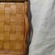 Woven wooden tray