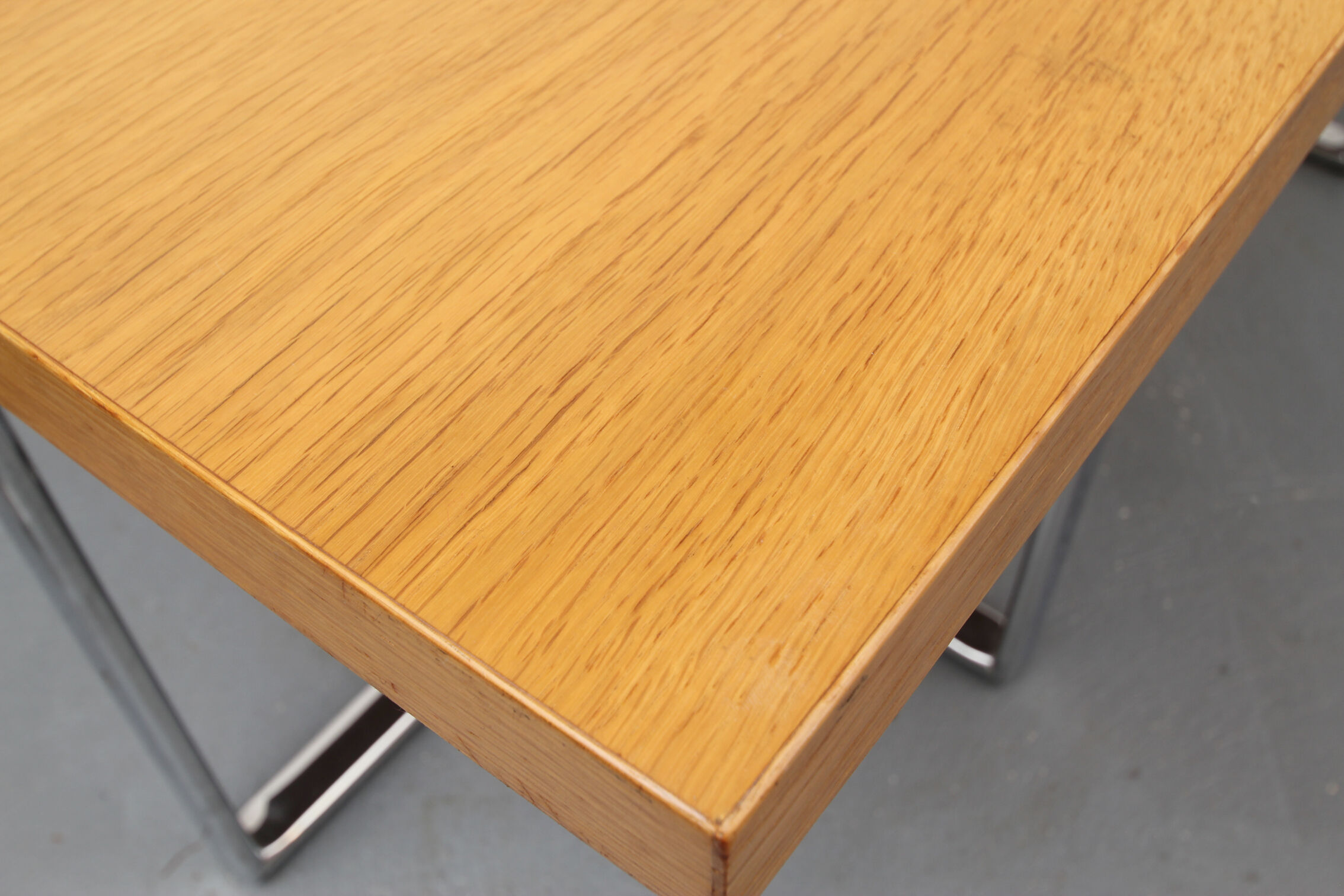 Desk office in light oak - 1970s