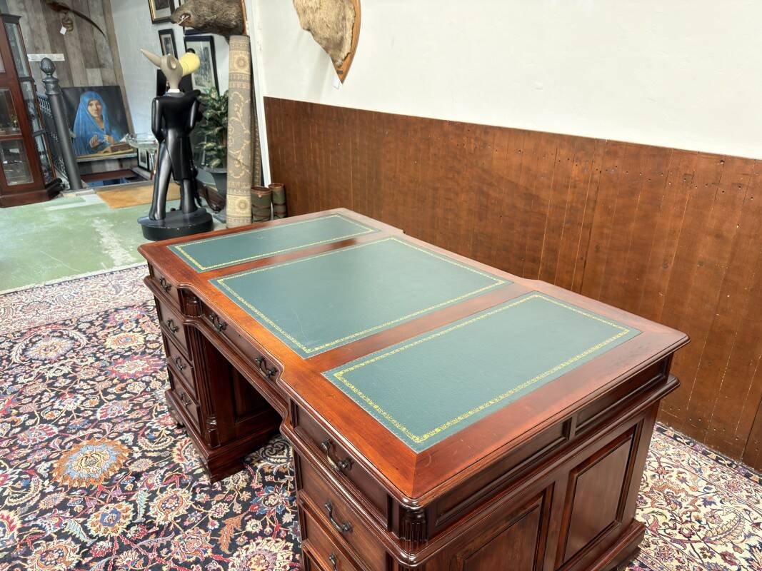 English Chesterfield Desk