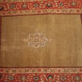 Handmade antique Persian Tabriz rug 121cm x 167cm 1900s