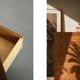 Commode haute en teck vintage danois moderne du milieu du siècle