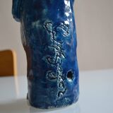 Anthropomorphic ceramic lamp base