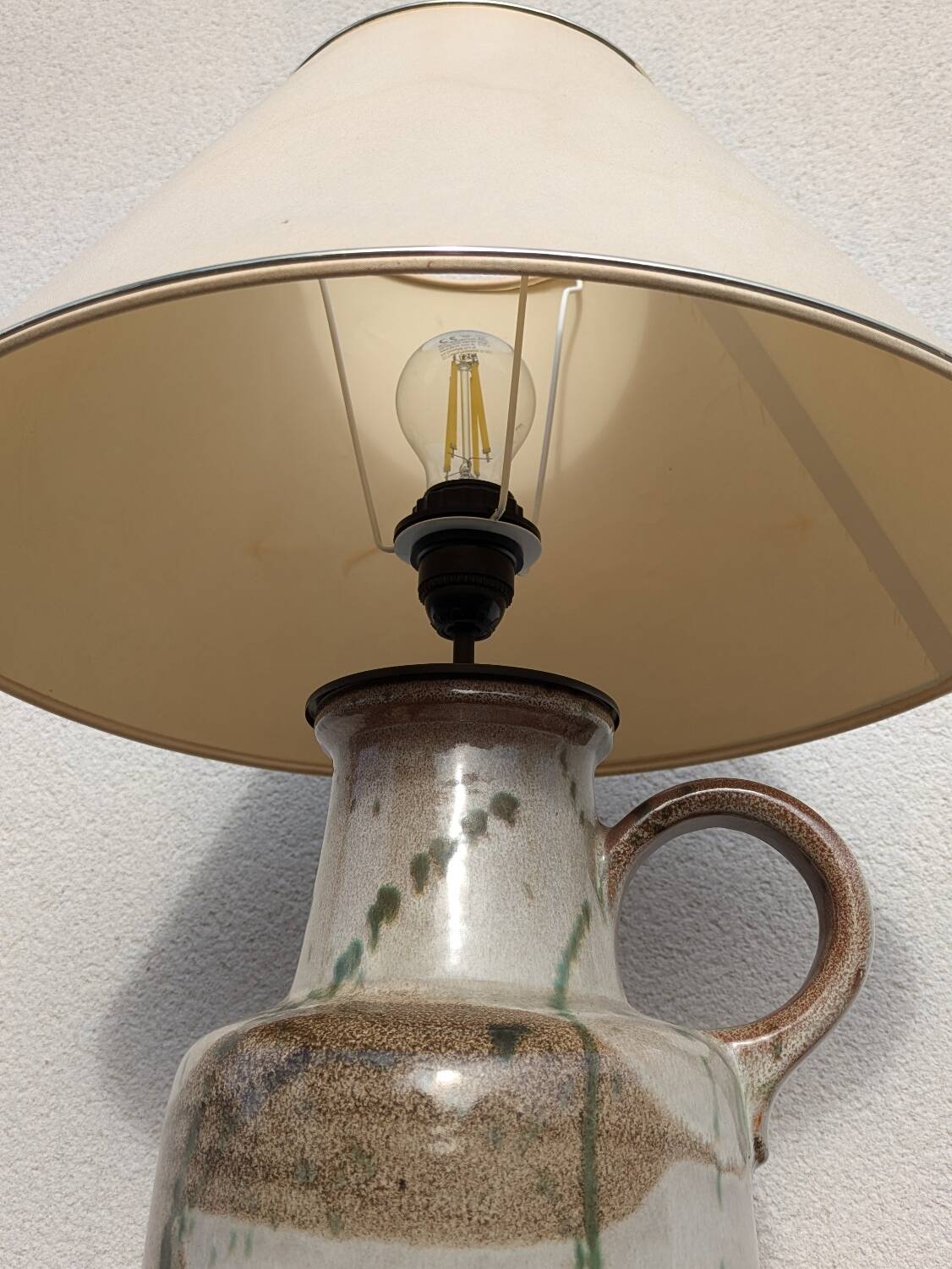 Vintage Ceramic Lamp, mid century Made in Germany