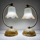 Lampes de chevet vintage italienne, années 1970, lot de 2