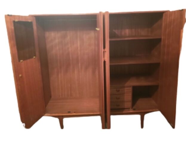 Vintage Scandinavian wardrobe