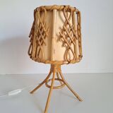 Bamboo bedside lamp