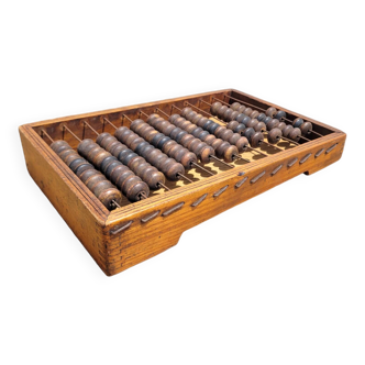 Large old wooden abacus