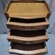 Pair of Louis XV style bedside tables in solid wood