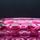 Rare vase rose Barovier e Toso Bugnato