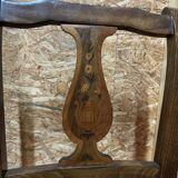 Set of 6 inlaid chairs – Biedermeier / Restoration style