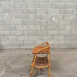 Bout de canapé rotin