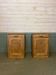 Pair of buffets in raw beech wood