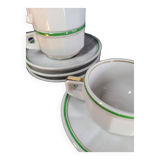 Vintage 70s Arbona Tours cups and saucers (set of 4)