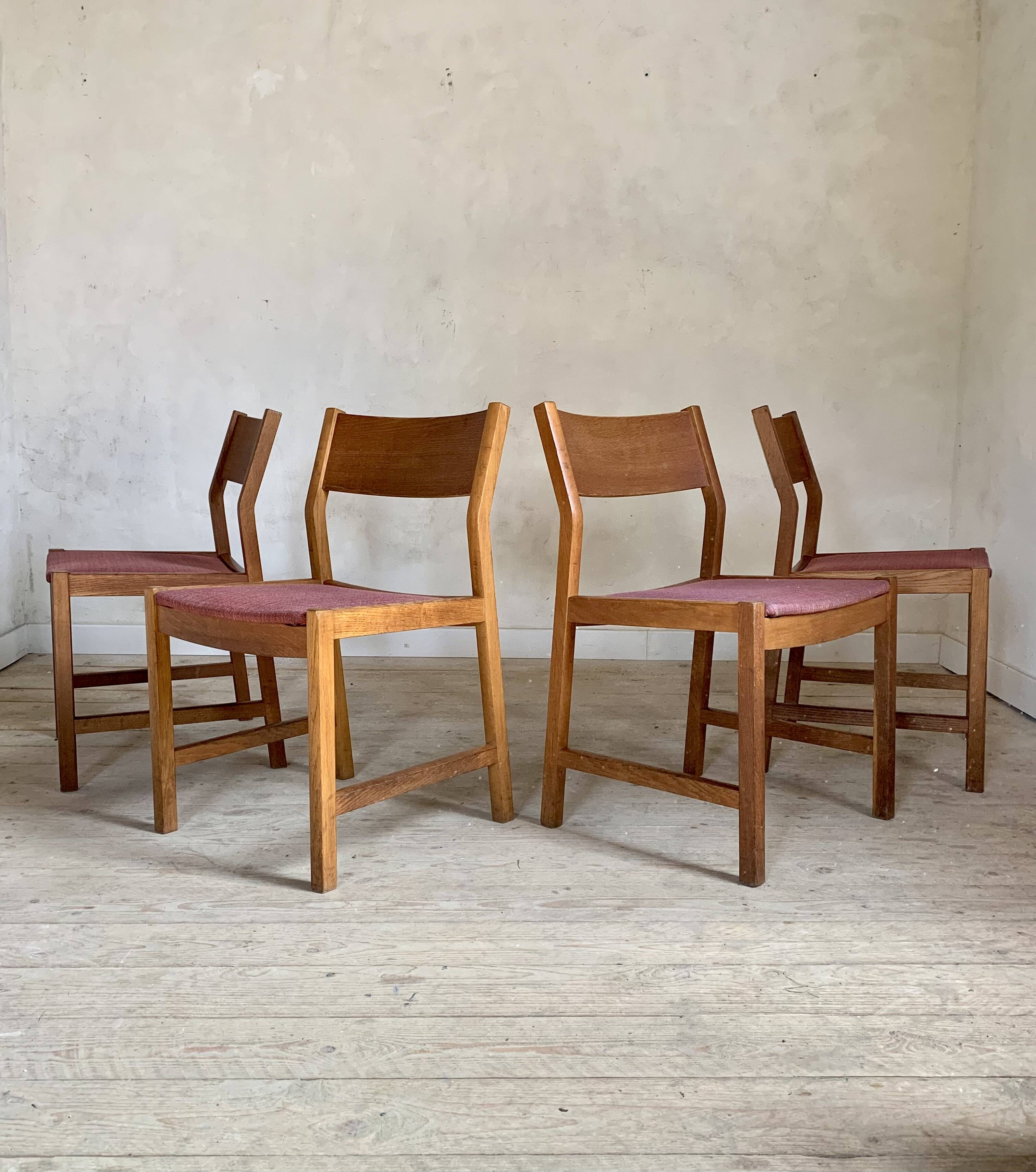 Danish vintage chairs by Borge Mogenson