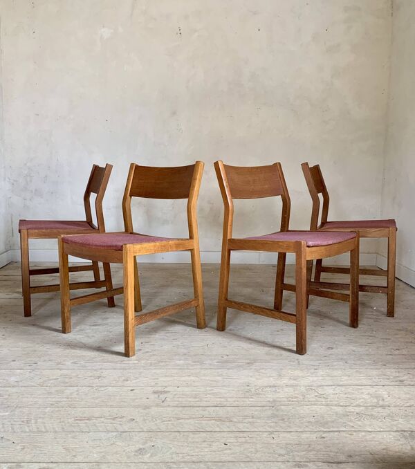Chaises vintage danoise de Borge Mogenson
