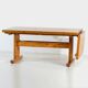 Extendable Danish vintage design dining table in solid pine by Thorsø Møbelfabrik, 1960s
