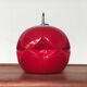 Vintage German space age glass ball pendant lamp by Peill & Putzler, 1970s.