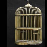 18th century brass Parrot cage