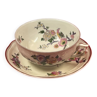elegant teacup from Chez Bernardaud & Cie, floral decor