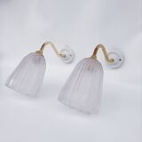 Antique art deco wall lights