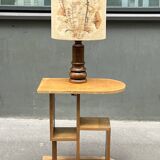 Large vintage 70s herbarium lamp