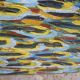 Tableau abstrait peinture couteau signé Lalanne