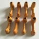 Series of 8 glazed earth knives from Vallauris Biot 60s