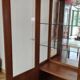 Large elegant glass cabinet